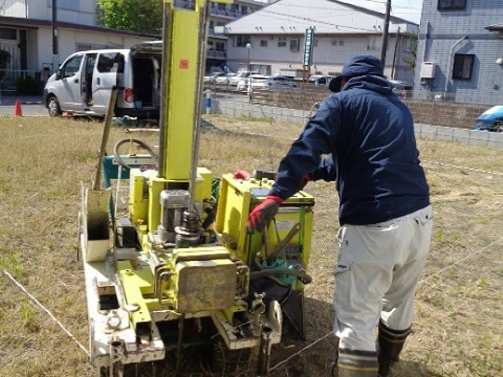 「地盤調査を実施しました②」