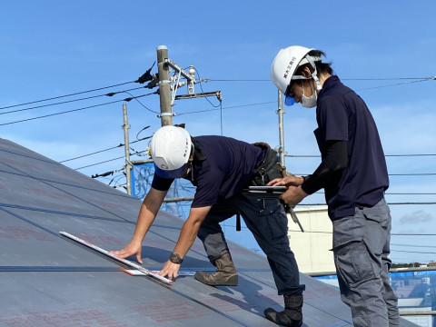 [屋根断熱施工③」